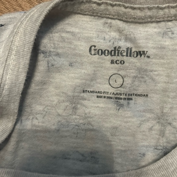 Goodfellow Men’s Tshirt Pack of 2 size large - Picture 3 of 10